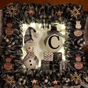 Wreath - Christmas - Crystal