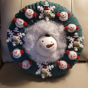 Wreath - Christmas - Snowmen