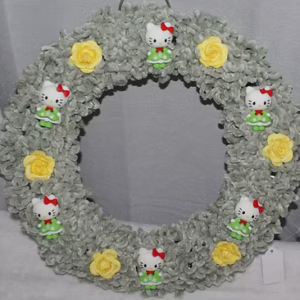 Wreath – Hello Kitty – green – Light Up