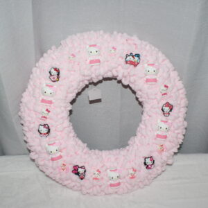 Wreath - Hello Kitty - Pink