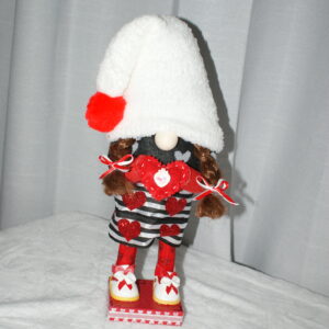 Girl holding heart