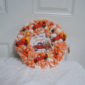 Wreath - Fall - Red Truck