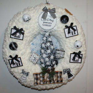 Wreath - Christmas begins with Christ