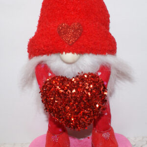 Gnome - Valentines - Red  Heart 6