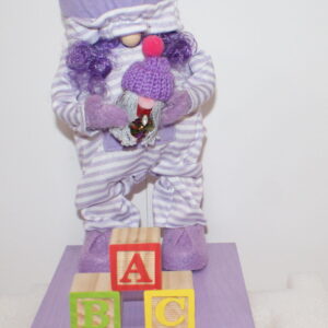 Gnome -  Baby with doll and blocks
