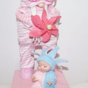 Gnome -  Baby With Jester Baby