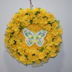Wreath - Yellow Flowers