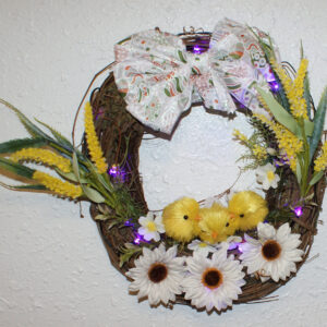 Wreath - Daisy and Bird
