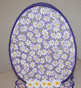 Table Topper - Purple Plate Holder