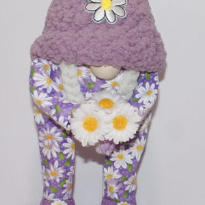 Girl in purple and Daisys 2