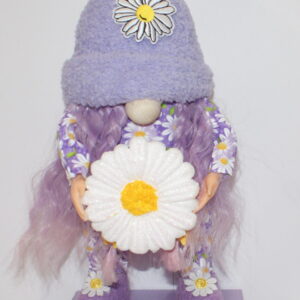 Girl in purple and Daisys 1