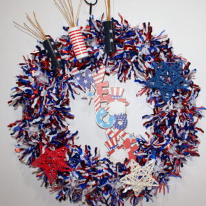 Wreath 4th of July 1 Welcome