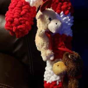 Wall Hanging Animals on Candy Cane 1