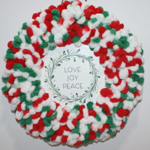 Wreath Christmas Love Joy Peace