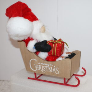 Holiday Gnomes Christmas Santa in Sled 2