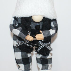 Misc Gnomes Checkered White Hat